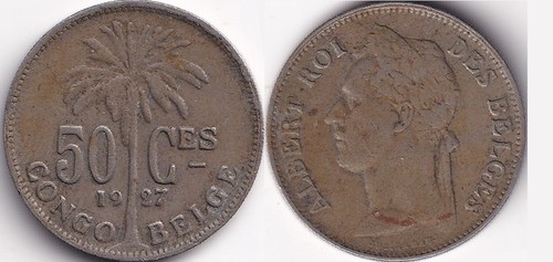 Centimes 1927 belgisch - 50,