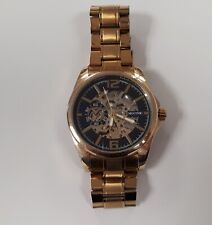 MOONIC Montre mécanique Squelette Automatique doré 2857G acier inoxydable /EBTU