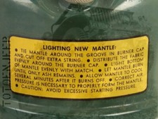 DECAL DECALCOMANIE  LAMPE COLEMAN 1944 LIGHTING  . jeep willys dodge us  ww2