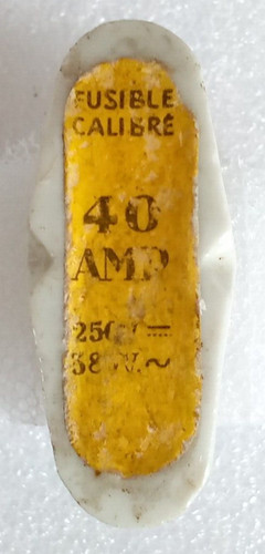 Fusible 40a porcelaine et - 40a,