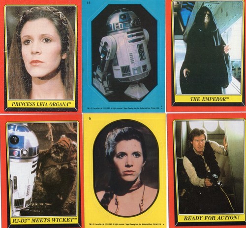 1983 topps star - topps, wars