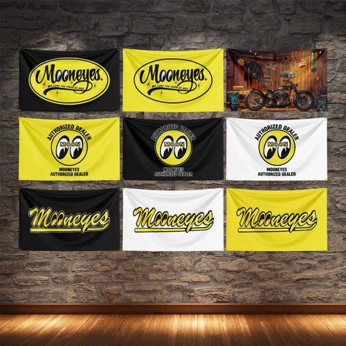 Mooneyes flag polyester - flag,
