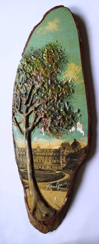 Souvenir tranche bois brut - souvenir, de