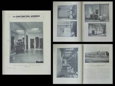 CONSTRUCTION MODERNE 1932 PARIS, JEAN WALTER, DOMINIQUE ART DECO, BERLIN POELZIG