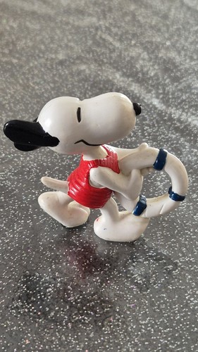 Figurine snoopy baigneur avec - figurine,
