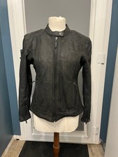 Blouson moto cuir femme