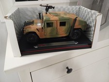 Humvee Military Mobile Force Maisto 1.18- Miniature camouflage- Rare Vintage 