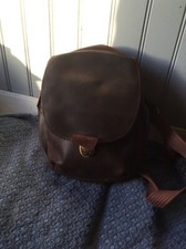 sac bandoulière vintage Gérard Henon cuir huile brun  ;( N/Y/V/D) D