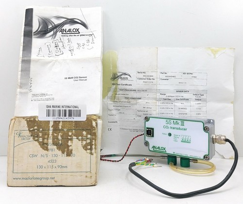Analox iii a5s3ash6g co2 - analox,