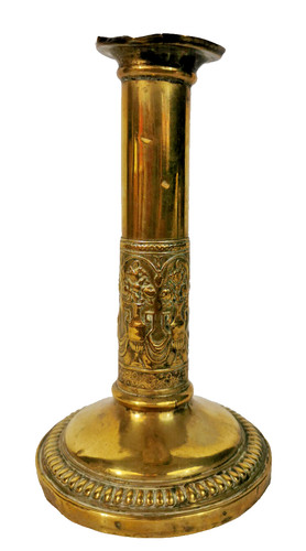 Ancien bougeoir laiton - en,
