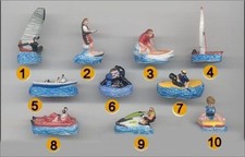 2008 ARGUYDAL LOISIRS NAUTIQUES FEVE PORCELAINE 3D au choix (série 11 fèves !!)