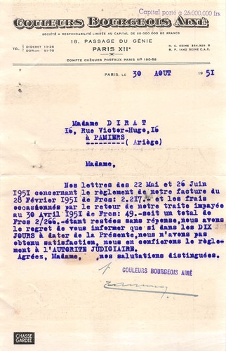 1951 couleurs bourgeois - bourgeois, aine