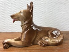 Faience st SAINT CLEMENT circa. 1950/1960 CHIEN GRAND modèle BEL ETAT / Dog 