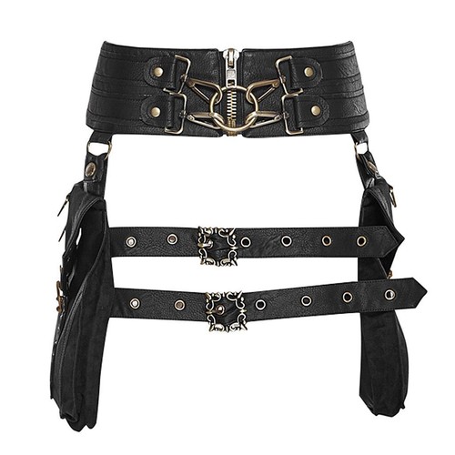 Sac banane steampunk - en, cuir