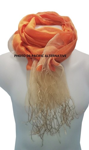 Foulard orange solano - foulard, pour