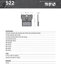 PATINS DE FREIN VÉLO SPORT