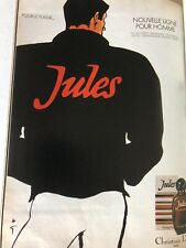 (¯`*•.¸ Publicité 1 page Parfum JULES de CHRISTIAN DIOR - Mai 1980¸.•*´¯)