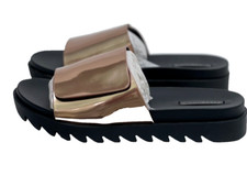 Zara Bnib Métallique Sandales à Enfiler Mocassin UK5 EUE38 US7.5 Ref 3667 001