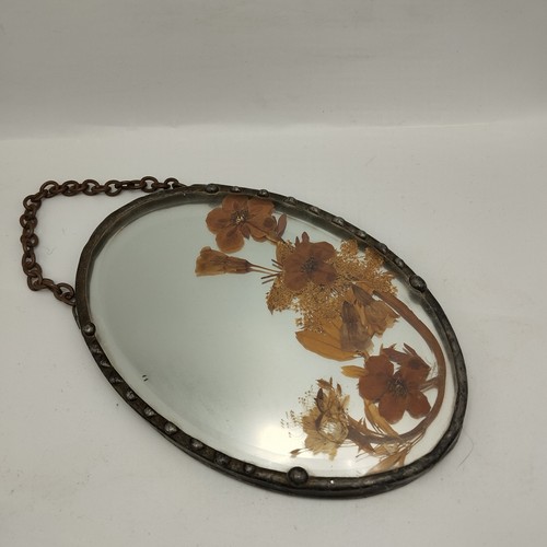 Ancien miroir biseauté mural - miroir,