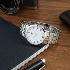 Cadran blanc à quartz TISSOT