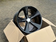 4X 19 pouces 128 style roues 5X120 concave noir compatible avec BMW E34 E39...