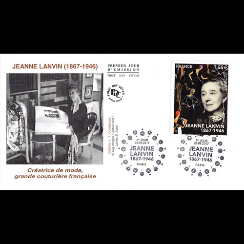 Fdc tableau jeanne lanvin - fdc,