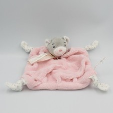 Doudou plat ours Plume rose KALOO - 27128