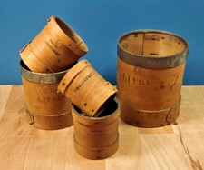 Série Mesures Boisseau Bois