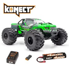 Combo Hobbytech Rogue Terra Sport vert Monster Brushless 4x4 RTR 1/10