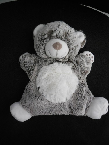 Doudou marionnette ours blanc - doudou,