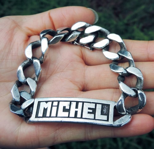 Ancien bracelet gourmette - bracelet,