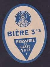 Ancienne étiquette alcool