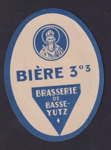 Ancienne étiquette alcool
