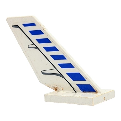 Lego aileron bleu blanc - aileron, bleu/blanc