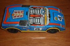 voiture de course en tôle joustra michelin GT vintage