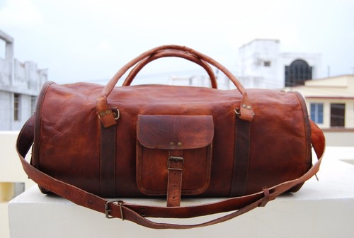 Handmade valise souple cuir - handmade,