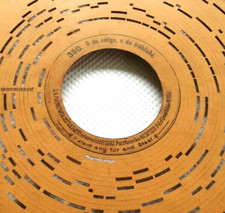 ORGAN disque HEROPHON organette carton disque carré orgue de rue Rare #0004