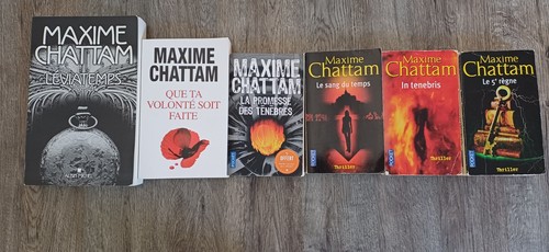Maxime chattam lot 6 - maxime,