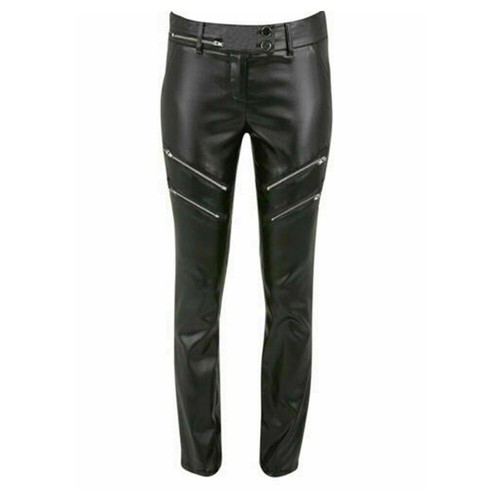 Nouvelles pantalons cuir de - en,