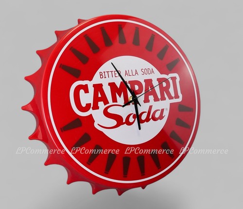 Horloge murale campari soda - horloge,