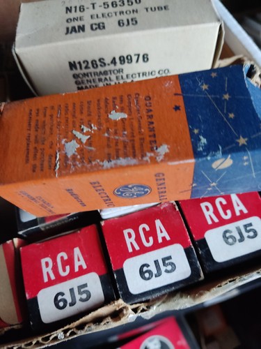 6j5 rca lot 20 tubes - ,