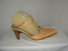 MYMA Escarpins Cuir orange P.37