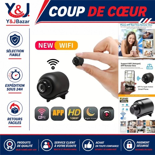 Mini caméra 1080p wifi - caméra, hd