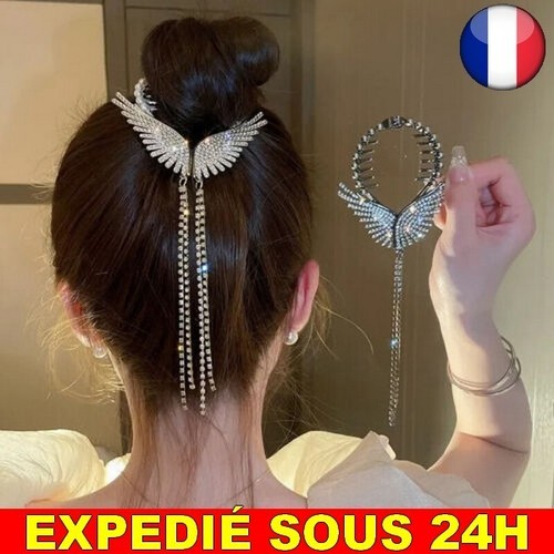 Pince cheveux ailes - ✅,