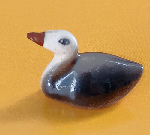 Fève canard porcelaine - canard,
