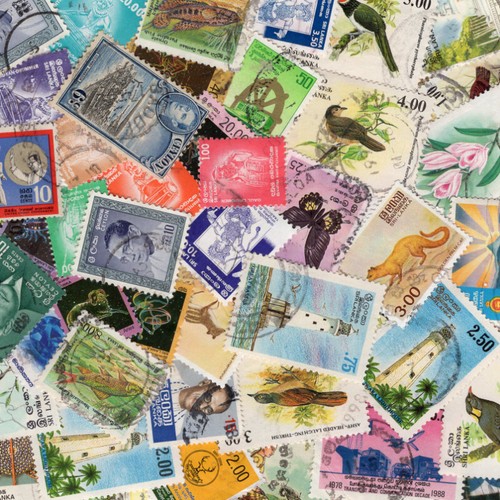 Ceylan sri lanka timbres - sri, de
