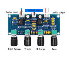 NE5532 Digital Amplifiers Board Tone board Preamp Pre-amp With Treble Bass NEW