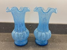 CLICHY paire De Vases Corolles