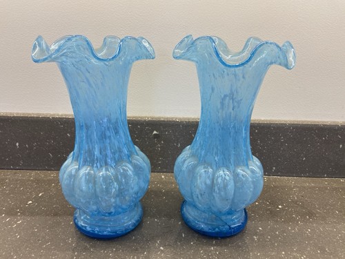Clichy paire vases corolles - de,