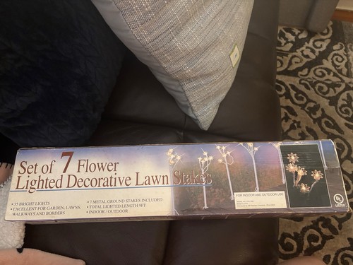Set flower lighted - set,